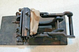 Rare Antique Kelsey Excelsior Printing Press Small Size Patent 1873 2