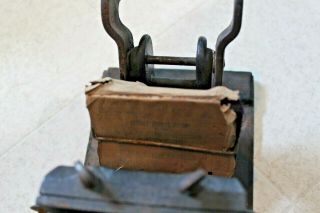 Rare Antique Kelsey Excelsior Printing Press Small Size Patent 1873 5