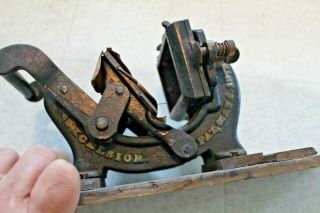 Rare Antique Kelsey Excelsior Printing Press Small Size Patent 1873 7