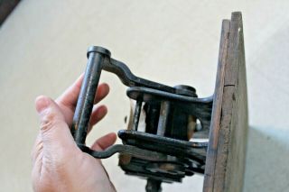 Rare Antique Kelsey Excelsior Printing Press Small Size Patent 1873 9