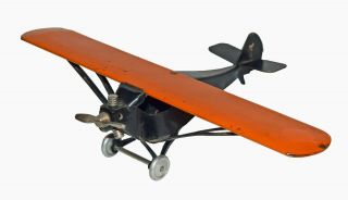 Buddy L Monoplane Bl - 12 Pressed Steel Airplane -