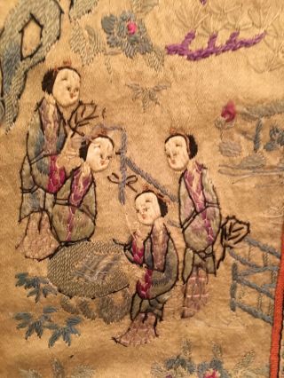 A Group of Four Chinese Antique Textile Items. 10