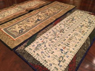 A Group of Four Chinese Antique Textile Items. 6