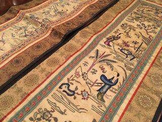 A Group of Four Chinese Antique Textile Items. 8