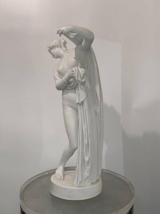 19TH CENTURY CLASSICAL NUDE SCULPTURE Venus Callipyge - PARIAN FIGURE 6