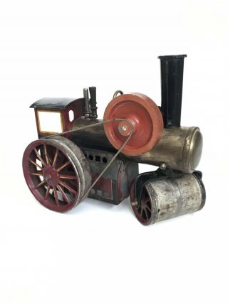 Old Vintage Steel Steam Roller Tractor Toy