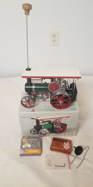 Vintage Mamod TE1A Steam Tractor Toy With Box 2