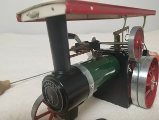 Vintage Mamod TE1A Steam Tractor Toy With Box 7