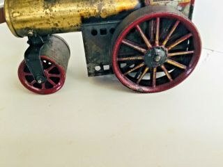 Old Vintage Steel Steam Roller Tractor Toy 2