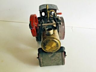 Old Vintage Steel Steam Roller Tractor Toy 3