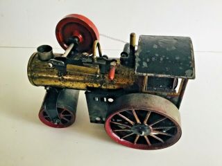 Old Vintage Steel Steam Roller Tractor Toy 6