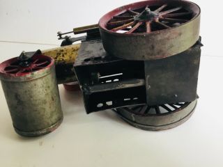 Old Vintage Steel Steam Roller Tractor Toy 8