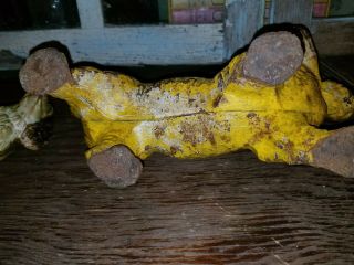 ANTIQUE LARGE HUBLEY COCKER SPANIEL DOG CAST IRON DOORSTOP GARDEN YARD STATUE 6