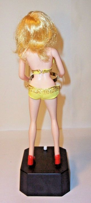 1969 BATTERY OPERATED GO - GO GIRL RISQUE BAR TOY SWINGING HIPS AND RUBY LIPS 4