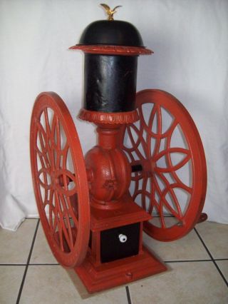 Antique 1875 Cast Iron Swift Mill NO.  15 Mercantile Coffee Bean Grinding Mill 11