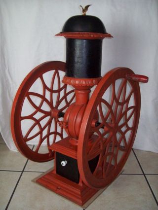 Antique 1875 Cast Iron Swift Mill NO.  15 Mercantile Coffee Bean Grinding Mill 4