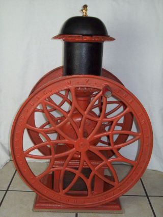 Antique 1875 Cast Iron Swift Mill NO.  15 Mercantile Coffee Bean Grinding Mill 5