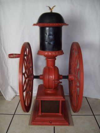 Antique 1875 Cast Iron Swift Mill NO.  15 Mercantile Coffee Bean Grinding Mill 8