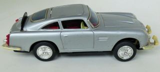 FRANKOIA JAPAN JAMES BOND RARE - RARE ASTON MARTIN 711 CAR TIN LITHO FRICTION 3