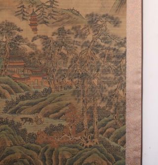 Song Dynasty Fan Kuan Signed Old Chinese Hand Painted Calligraphy Scroll 6