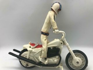 Evel Knievel Figure and Motorcycle and Jumpsuit & Helmet & Belt 2