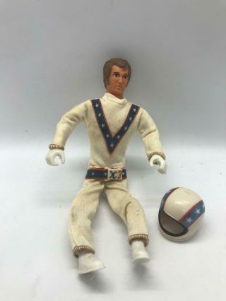 Evel Knievel Figure and Motorcycle and Jumpsuit & Helmet & Belt 4