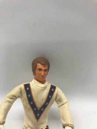 Evel Knievel Figure and Motorcycle and Jumpsuit & Helmet & Belt 5