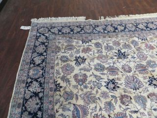 8 ' X 10 ' Vintage Hand Made Persian Isfahan Tabriz Design Wool Rug Carpet Organic 6