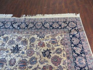 8 ' X 10 ' Vintage Hand Made Persian Isfahan Tabriz Design Wool Rug Carpet Organic 7