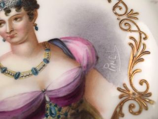 Sevres 1844 Caroline Bonaparte Hand Paint Custom Order Chateau Tuileries 2