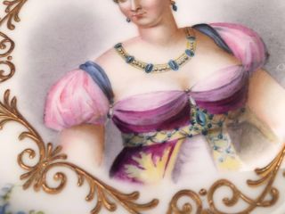 Sevres 1844 Caroline Bonaparte Hand Paint Custom Order Chateau Tuileries 4