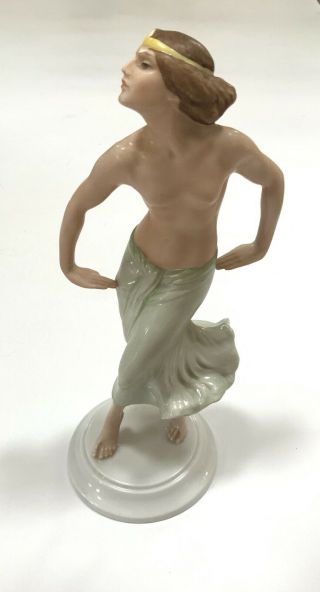 Rosenthal 1929 Marcuse Art Deco Egyptian Dancer Figurine Germany Porcelain Nude