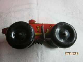 MARX No.  7 WIND - UP RACE CAR MADE IN USA 2