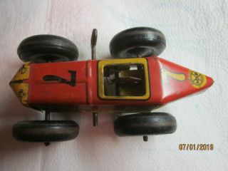 MARX No.  7 WIND - UP RACE CAR MADE IN USA 3