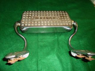 Swivel Foot/ankle Rest With Brackets For A 1950s Theo A Kochs Barber Chair