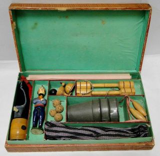 Antique boîte de magie / goocheldoos toy magic box 1890 Physique Amusante 2