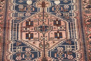 Antique Geometric Tribal Bakhtiari Rug Hand - made Oriental Carpet WOOL 4x6 5