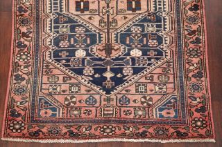 Antique Geometric Tribal Bakhtiari Rug Hand - made Oriental Carpet WOOL 4x6 6