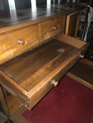Antique Southern Plantation Desk - Mahogany and Walnut 10