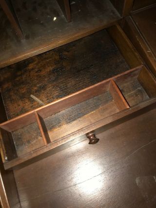 Antique Southern Plantation Desk - Mahogany and Walnut 4