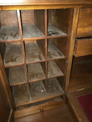 Antique Southern Plantation Desk - Mahogany and Walnut 8