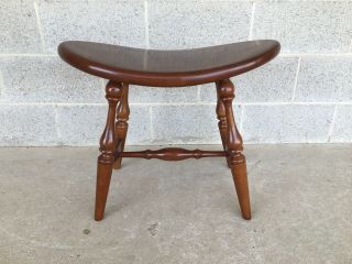 Stickley Cherry Valley Saddle Style Stool - Bench