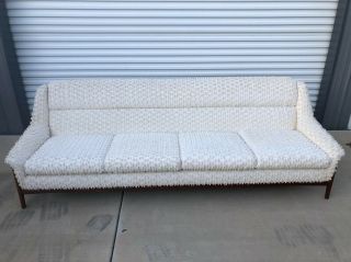 60s Mid Century Modern Dux of Sweden 8 ' sofa,  funky needs refurbish 4