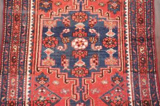Vintage Geometric Tribal Malayer Oriental Rug Hand - Made Wool Foyer Carpet 3 