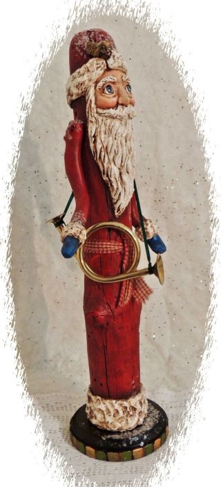 Primitive Victorian Driftwood Santa 