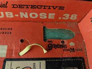 MIB Mattel Detective Snub nose 38 Shootin Shell Cap Gun with 6 Shooting 2