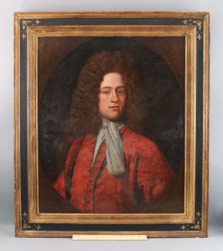 Large 18thC Antique Life Size Portrait Oil Painting Aristocrat Gentleman,  NR 2
