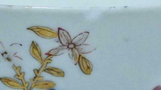 CHINESE 18th C FAMILLE VERTE YONGZHENG TEA BOWL WITH BIRD ON GOLDEN BRANCH 8