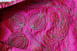 Antique c1890 Turkish Harem Pants Hand Embroidered With Metallic Threads 12