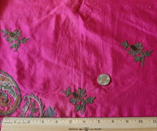 Antique c1890 Turkish Harem Pants Hand Embroidered With Metallic Threads 5